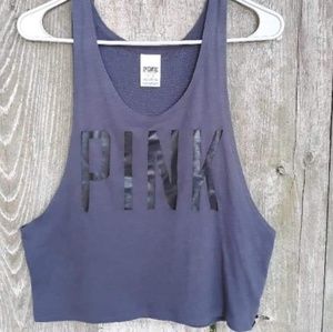 PINK XS Crop tank top